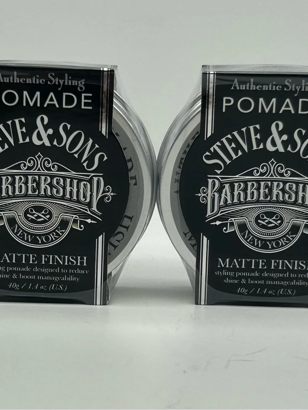 2 Pack- Steve & Sons 1.4 oz Matte Finish Pomade